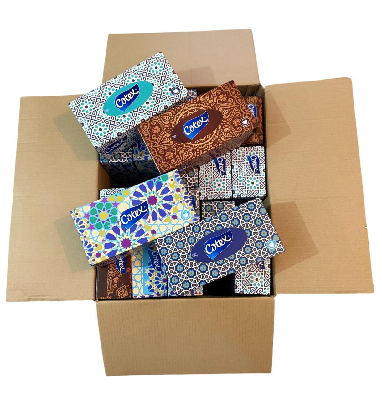 COTEX Facial Tissue Boxes 140 Sheets per Box (20 Boxes)