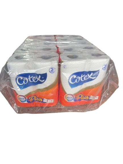 Multipack of Cotex Plus Kitchen Rolls on a white background